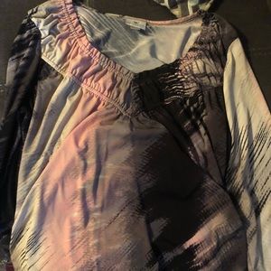 Multi colored dress top